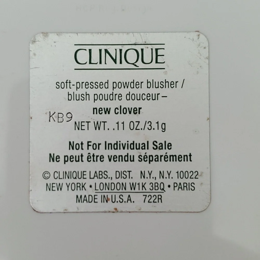 Clinique new clover blush 11 ounce - Picture 2 of 3